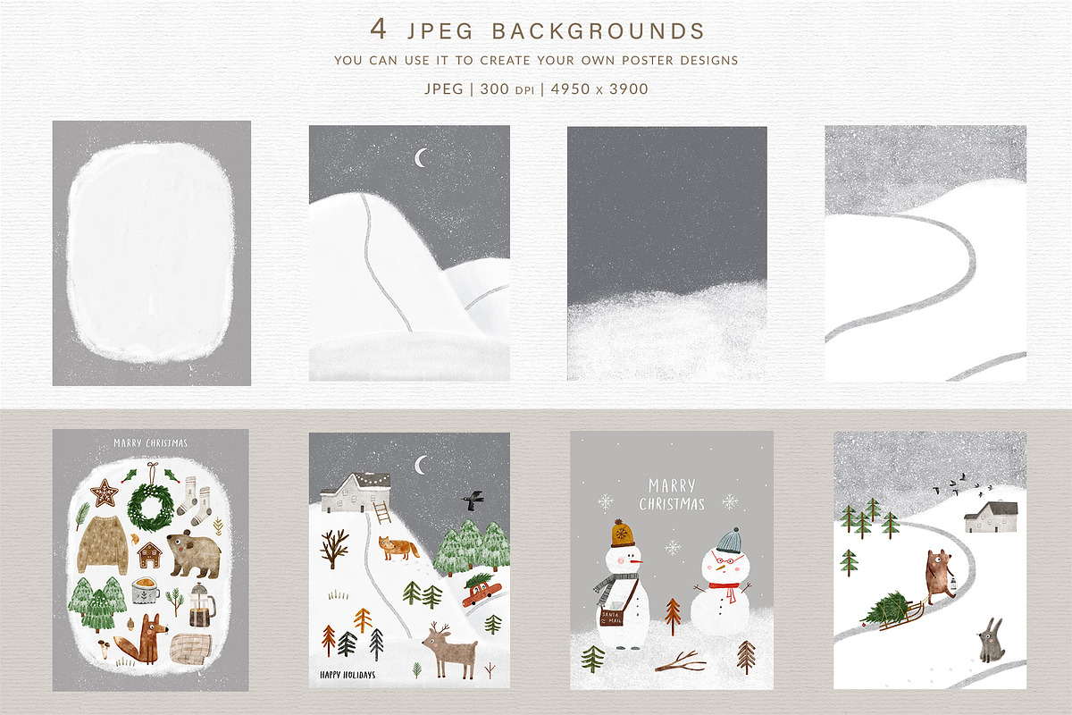 2 SEASONS | 324 elements, an Animal Illustration by Oksana Stepova (Photo 14 of 17)