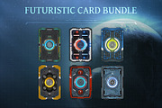 Futuristic Card Bundle, a Graphic by Kodiak Graphics