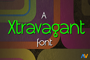 Xtravagant, a Sans Serif Font by Wakoletras (Thumbnail 1 of 3)