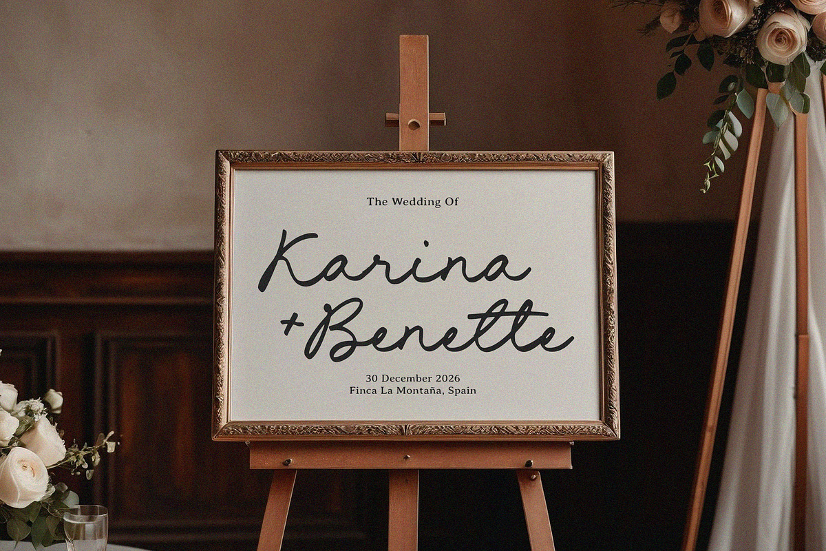 Lorieta Huxley Font, a Script Font by Timurtype (Photo 5 of 7)