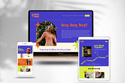 Squarespace Template 7.1: Positivity, a Landing Page Template by tinathetinybeana (Thumbnail 1 of 6)