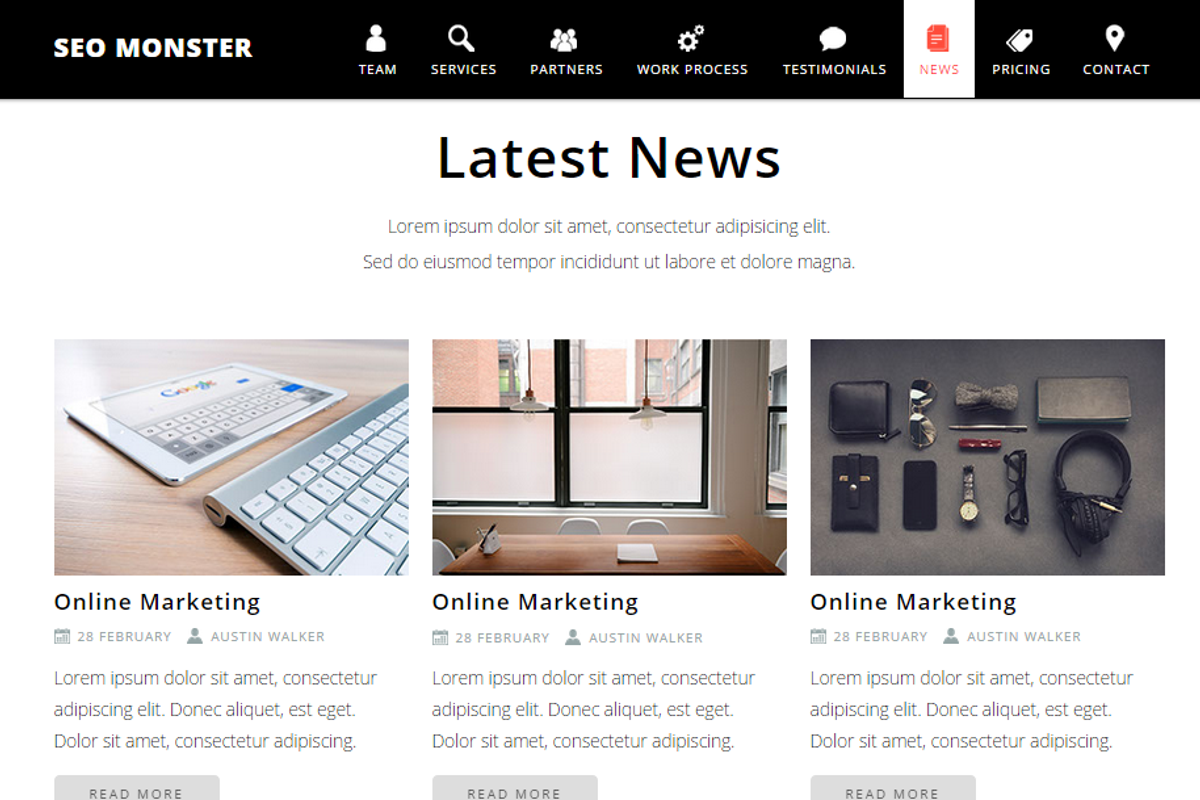 SEO Monster - Creative Muse Template, a Landing Page Template by Vladimir Chernyshov (Photo 5 of 5)