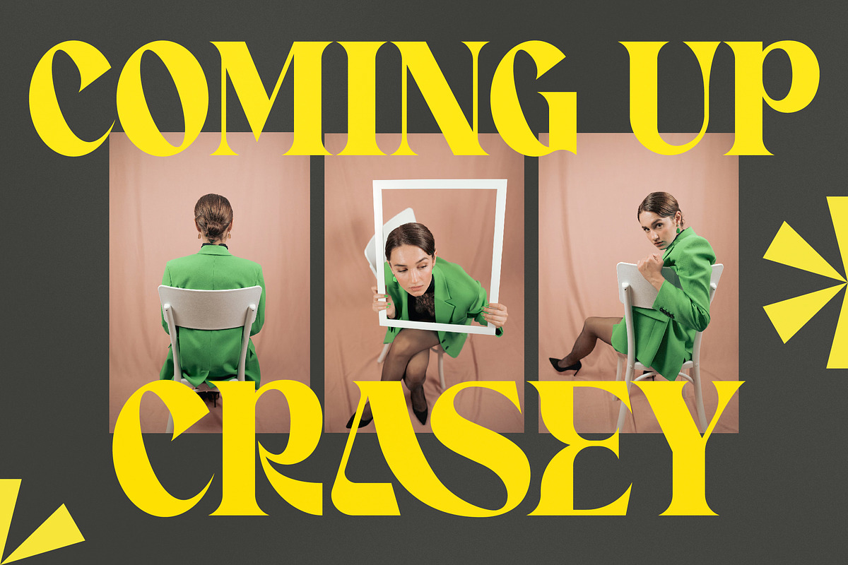 Crasey Modern Display Font, a Serif Font by Storytype Studio (Photo 3 of 15)