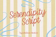 Serendipity Script Calligraphy Font, a Script Font by Paridisce Creative (Thumbnail 2 of 8)