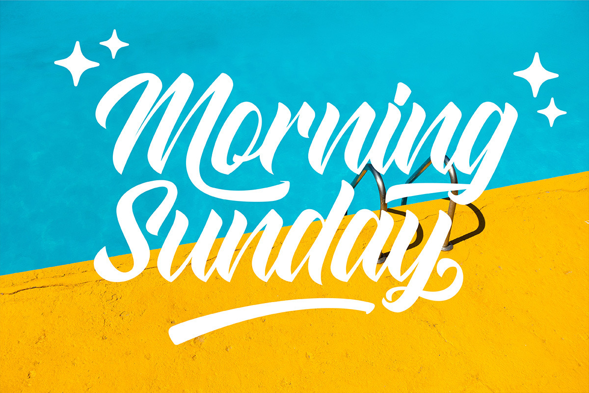 Straight Ahead Modern Script Font, a Script Font by Ronny Studio (Photo 5 of 11)