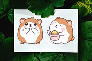 18 Cute Brown Hamster Character, an Animal Illustration by jongcreative (Thumbnail 4 of 6)