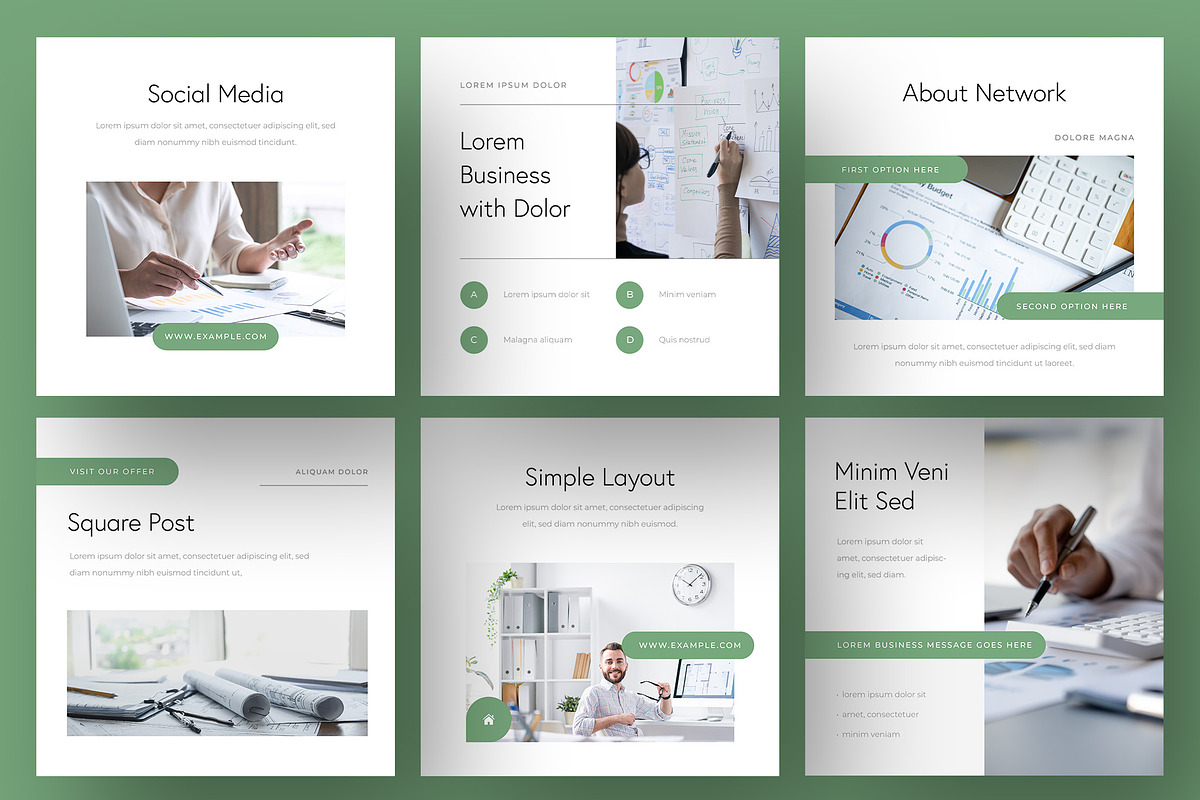 Business Instagram Post Templates preview 2