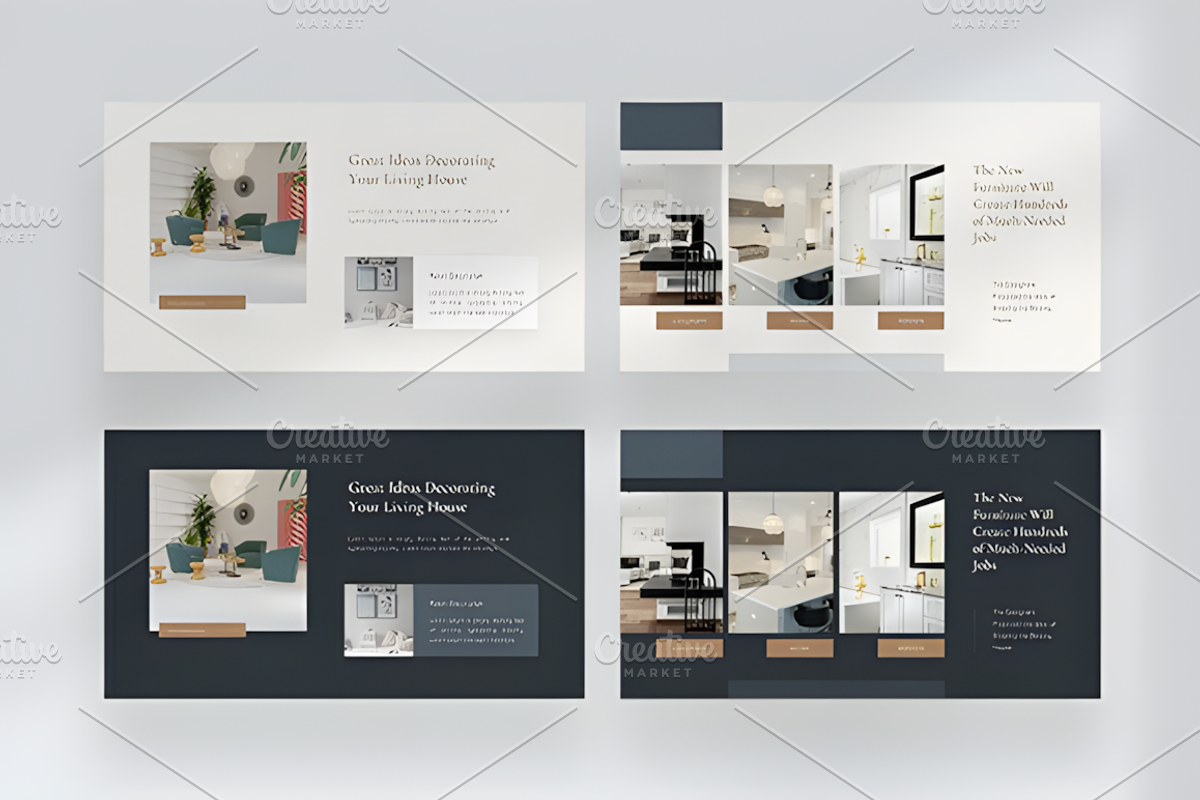 Interior Design Proposal Google Slid, a Social Media Template by Ink Gallery (Photo 4 of 5)