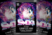 Smoke Party Flyer, a Flyer Template by feydesign (Thumbnail 2 of 2)