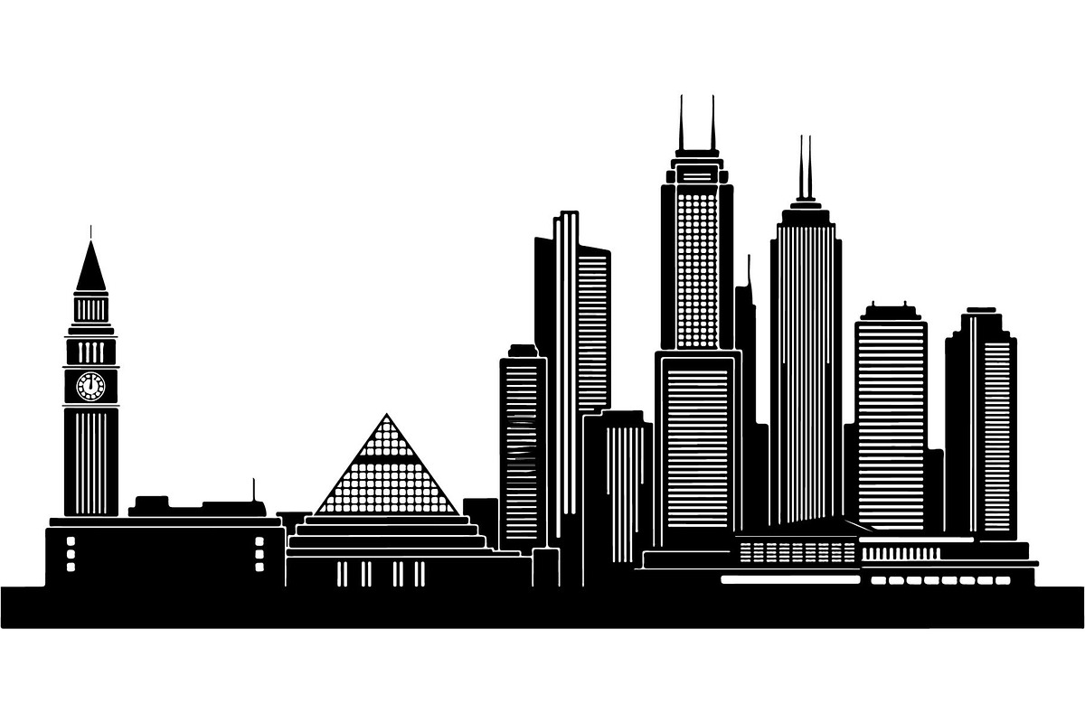 City Skyline Silhouette Bundle, an Object Graphic by Creativeshirt (Photo 15 of 20)