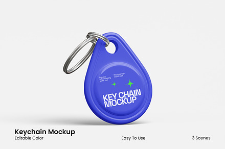 Keychain Mockup, a Merchandise Mockup by Unerispace