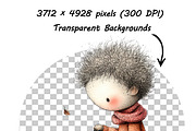 Whimsical Girl & Dog Love Clipart, a Graphic by one-touch (Thumbnail 11 of 16)