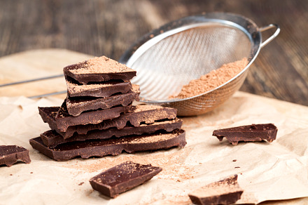 piece of quality chocolate, a Background Photo by MyPhotos