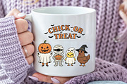 Chick or Treat Halloween Chicken PNG, an Illustration by CraftArtStudio (Thumbnail 2 of 4)