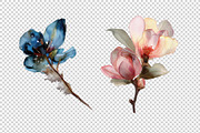 Watercolor Flowers, a Decorative Illustration by BazziBa♥ (Thumbnail 9 of 9)