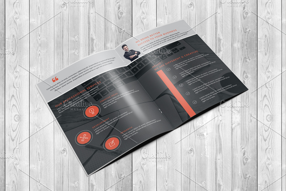 Corporate Bi-Fold Brochure Template, a Brochure Template by Alice_s (Photo 6 of 10)
