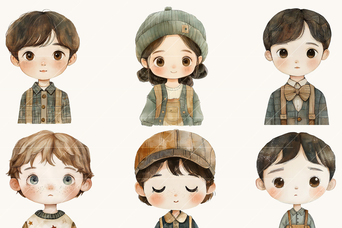 Whimsical Little Boy Clipart, a Person Illustration by Design Scotch (Photo 7 of 8)