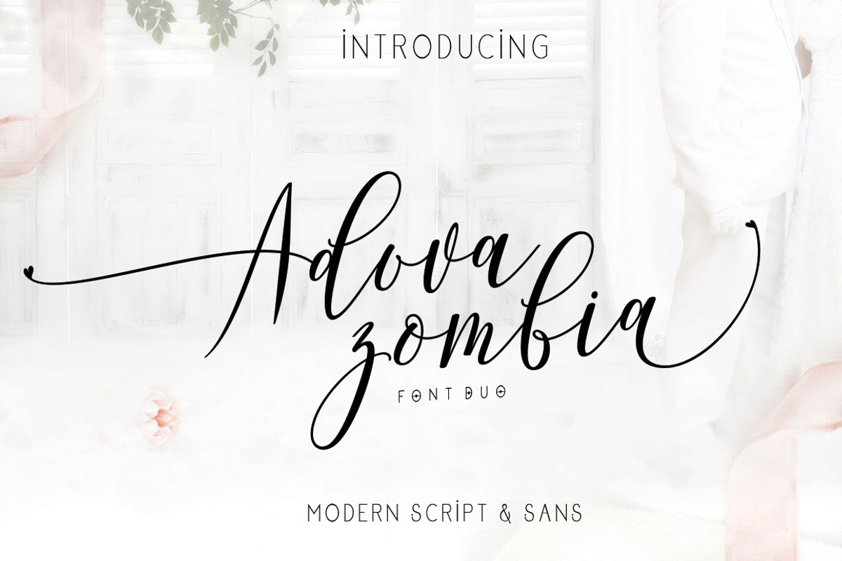Adova zombia Font Duo, a Script Font by Jhoel Design (Photo 13 of 13)