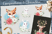 Christmas Watercolor clipart, a Decorative Illustration by Yuliya Art (Thumbnail 4 of 11)