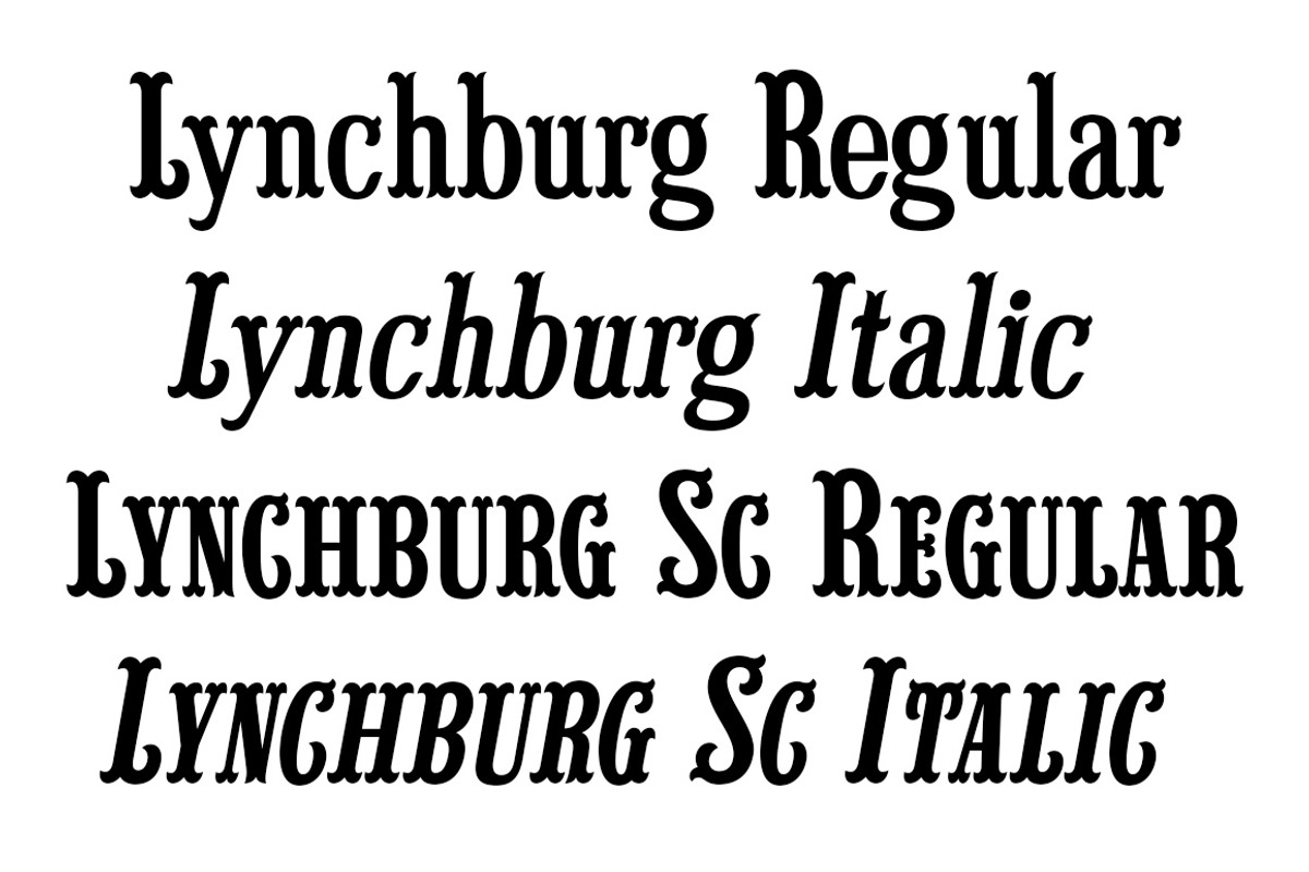 Lynchburg, a Font by FontMesa (Photo 3 of 5)