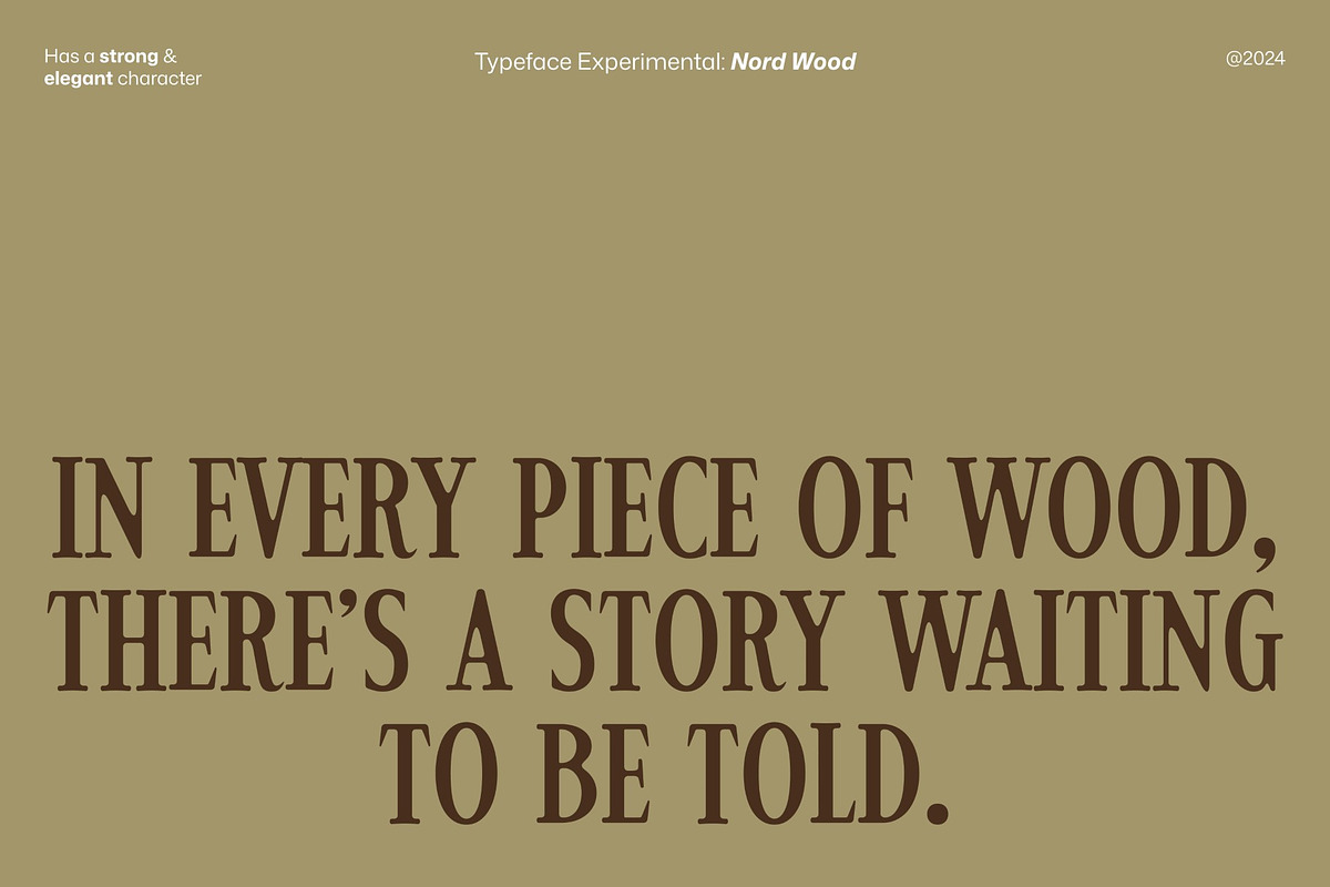 Nord Wood - Serif Display Font, a Serif Font by Studio Moara (Photo 5 of 8)