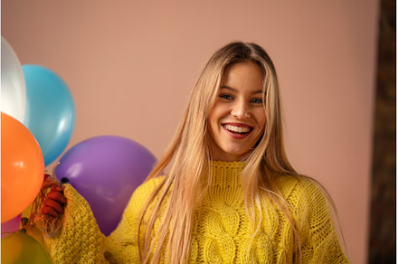 Studio portrait of a happy young, a Person Photo by HalfPoint