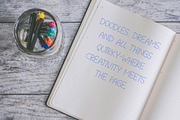 Pen Clap Serif - Cute All Caps Font, a Serif Font by Dasagani (Thumbnail 2 of 3)