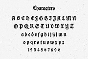 THE ROT FRAKTUR BLACKLETTER TYPEFACE, a Blackletter Font by CONTRIVEDAZE (Thumbnail 2 of 5)