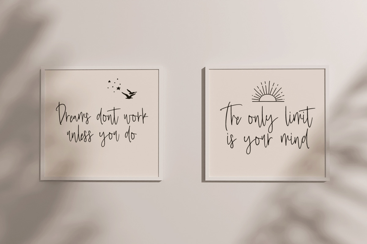 Bellia Maddison, a Script Font by Vava Aryanto (Photo 3 of 11)