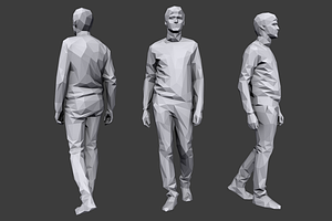 Lowpoly People Casual Pack Volume 4