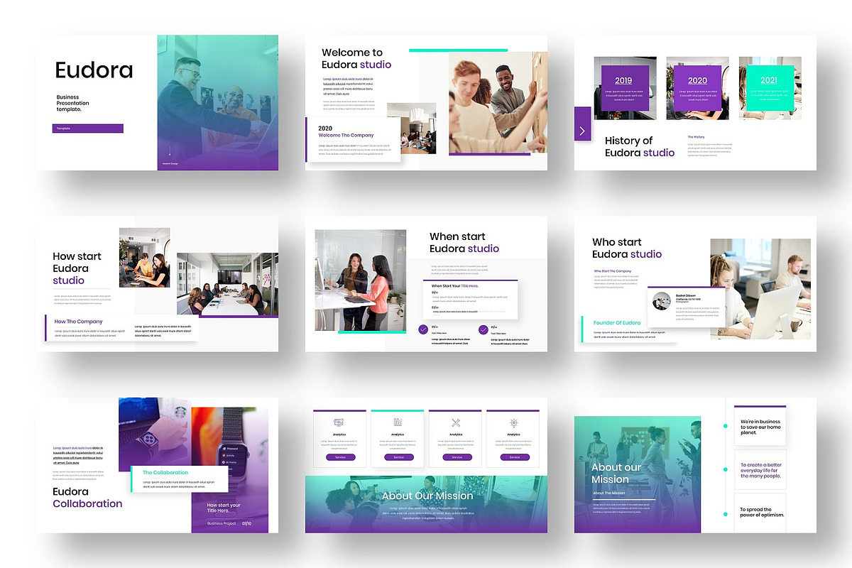 Eudora – Business Keynote Template, a Presentation Template by Dens Creative Studio (Photo 2 of 6)