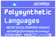 Polyphonic font, a Font by weknow (Thumbnail 3 of 4)