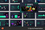 Esports Gaming Powerpoint Templates, a Presentation Template by Fit-tee (Thumbnail 1 of 2)