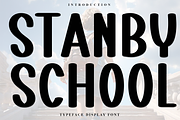 Stanby School, a Script Font by InermediaSTUDIO (Thumbnail 1 of 7)