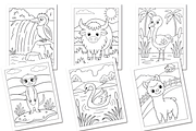 Cute Animals Coloring Book for Kids, an Animal Illustration by Design Station (Thumbnail 3 of 3)