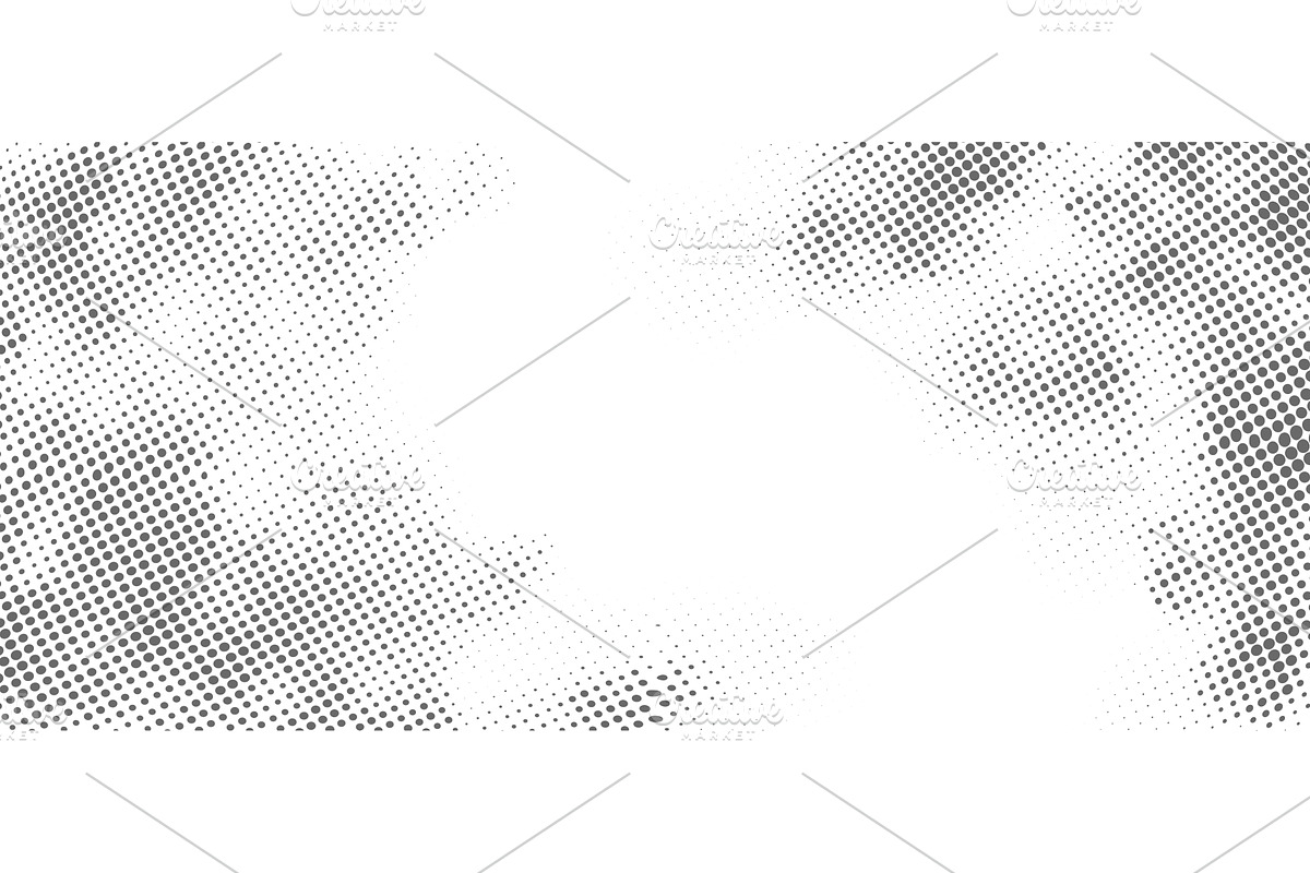 Vector Halftone twisted grunge, an Illustration by Marinstri