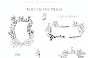 Meadow Wildflower Line Art Bundle, a Decorative Illustration by Sunshine Art (Thumbnail 2 of 18)
