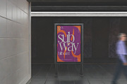 Subway Advertising Billboard Mockup, an Advertising Mockup by skybluecreative (Thumbnail 3 of 3)