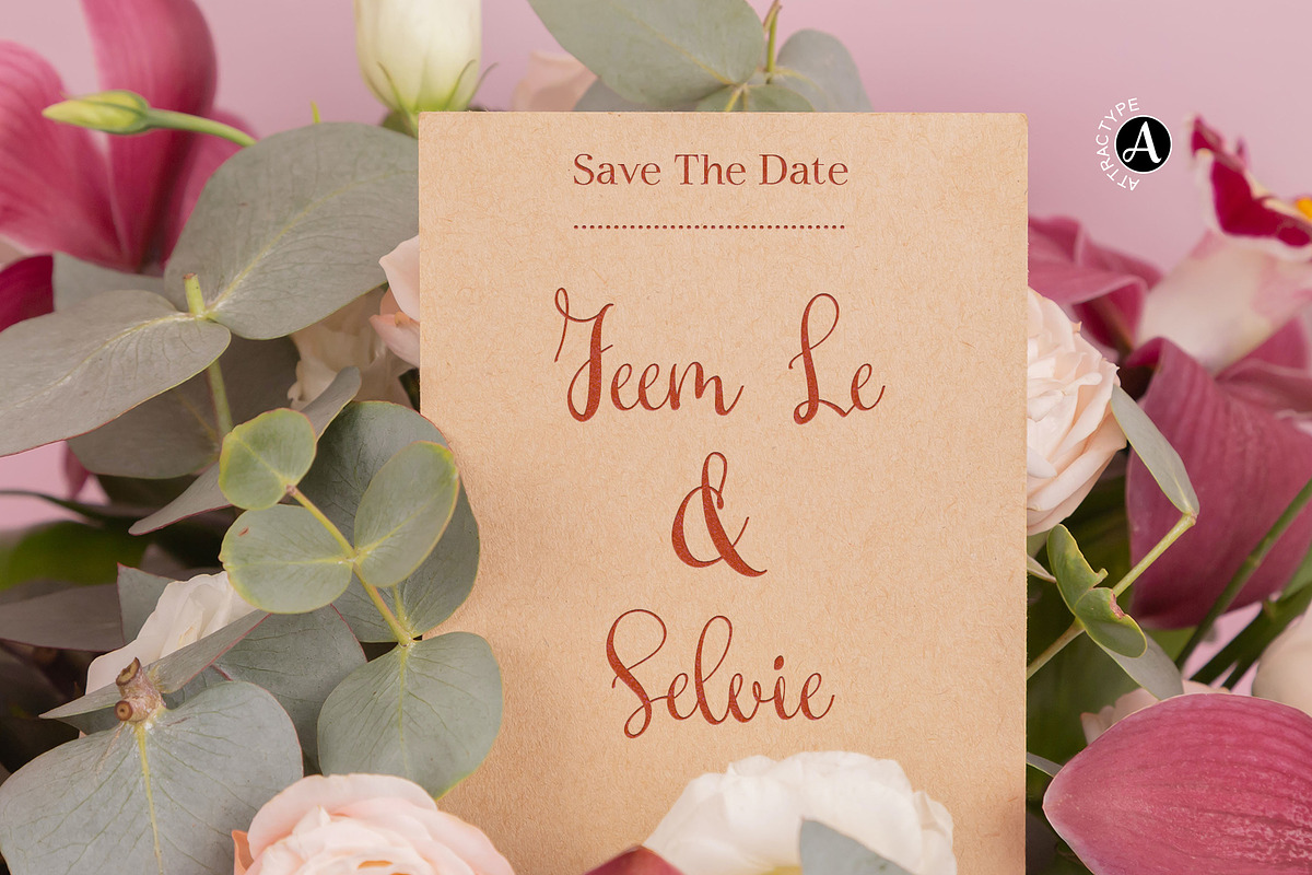 Salmares - Creative Handwritten Font, a Handwritten Font by Attractype (Photo 2 of 7)