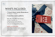 Hand-Drawn America's 250th Images, a Seasonal Illustration by H&C Drawings & Designs (Thumbnail 3 of 15)