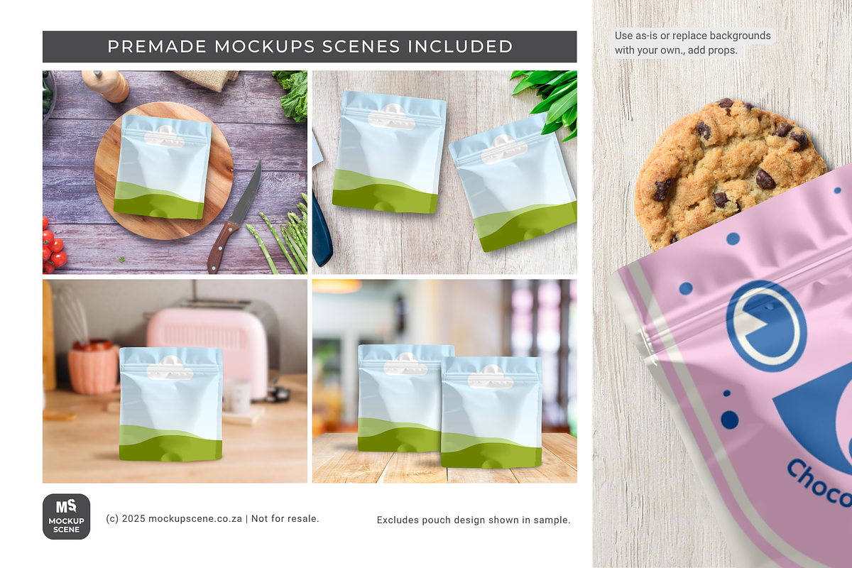 Food Pouch Canva Mockup Square, a Product Mockup by Mockup Scene (Photo 5 of 9)
