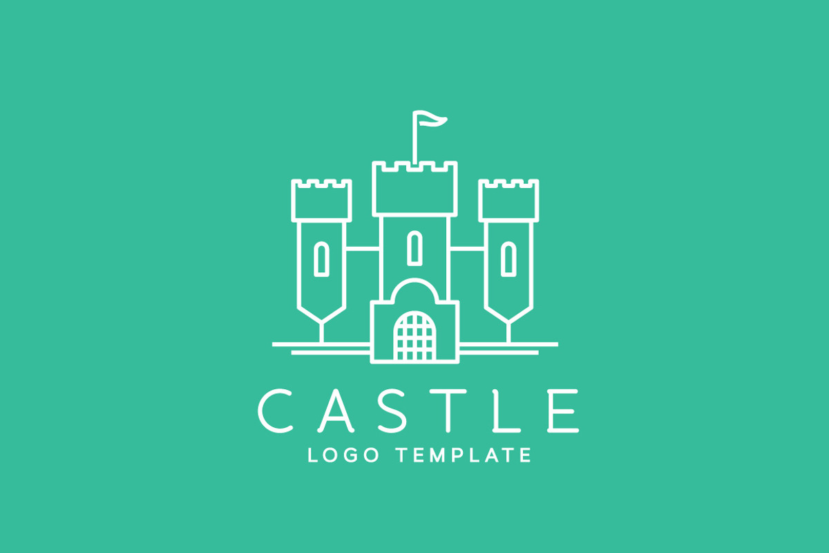 Line Style Vector Castle Logos, a Branding & Logo Template by Createvil (Photo 4 of 6)