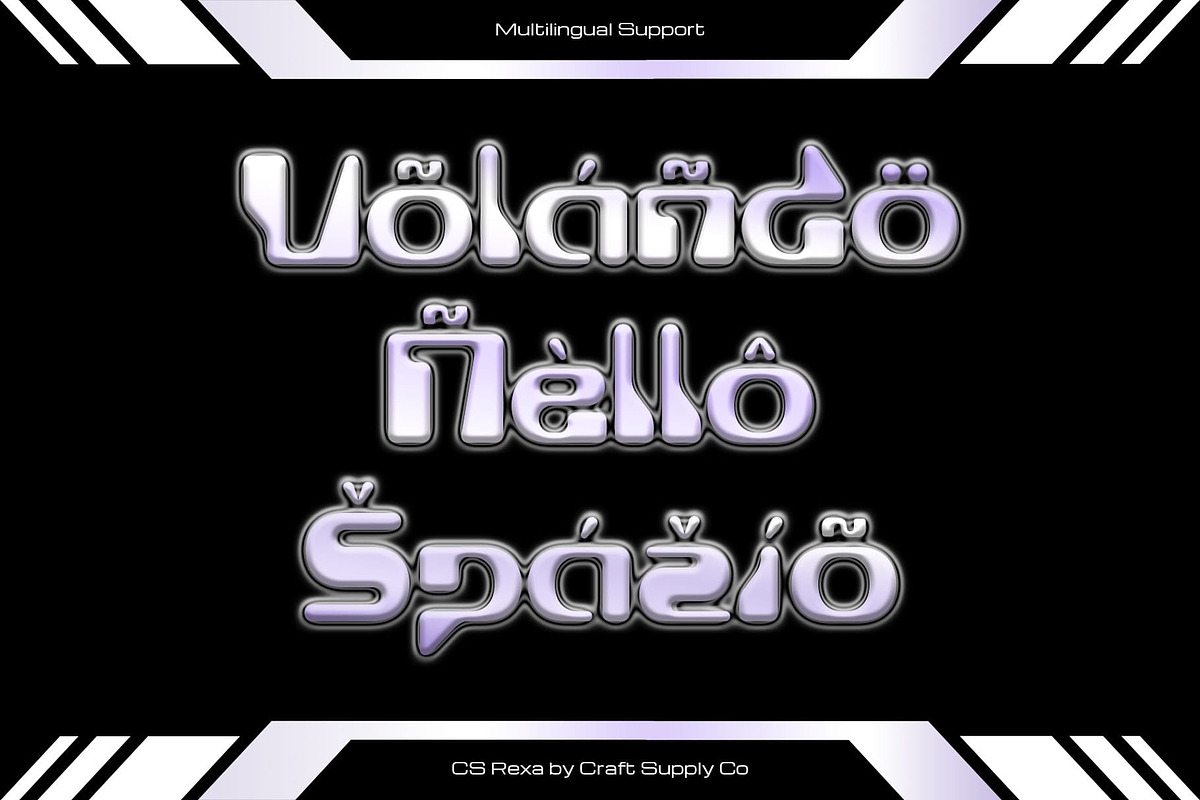CS Rexa – Futuristic Font, a Sans Serif Font by Craft Supply Co. (Photo 5 of 8)