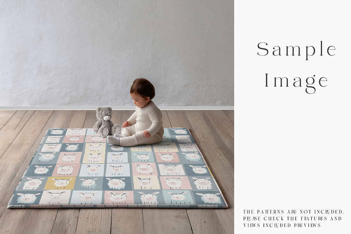 Baby Playmat Mockups 2 Shapes, a Product Mockup by mock-ups (Photo 40 of 50)