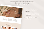 Esthetician Canva Website Template, a Landing Page Template by GlamWebDesigns (Thumbnail 3 of 7)