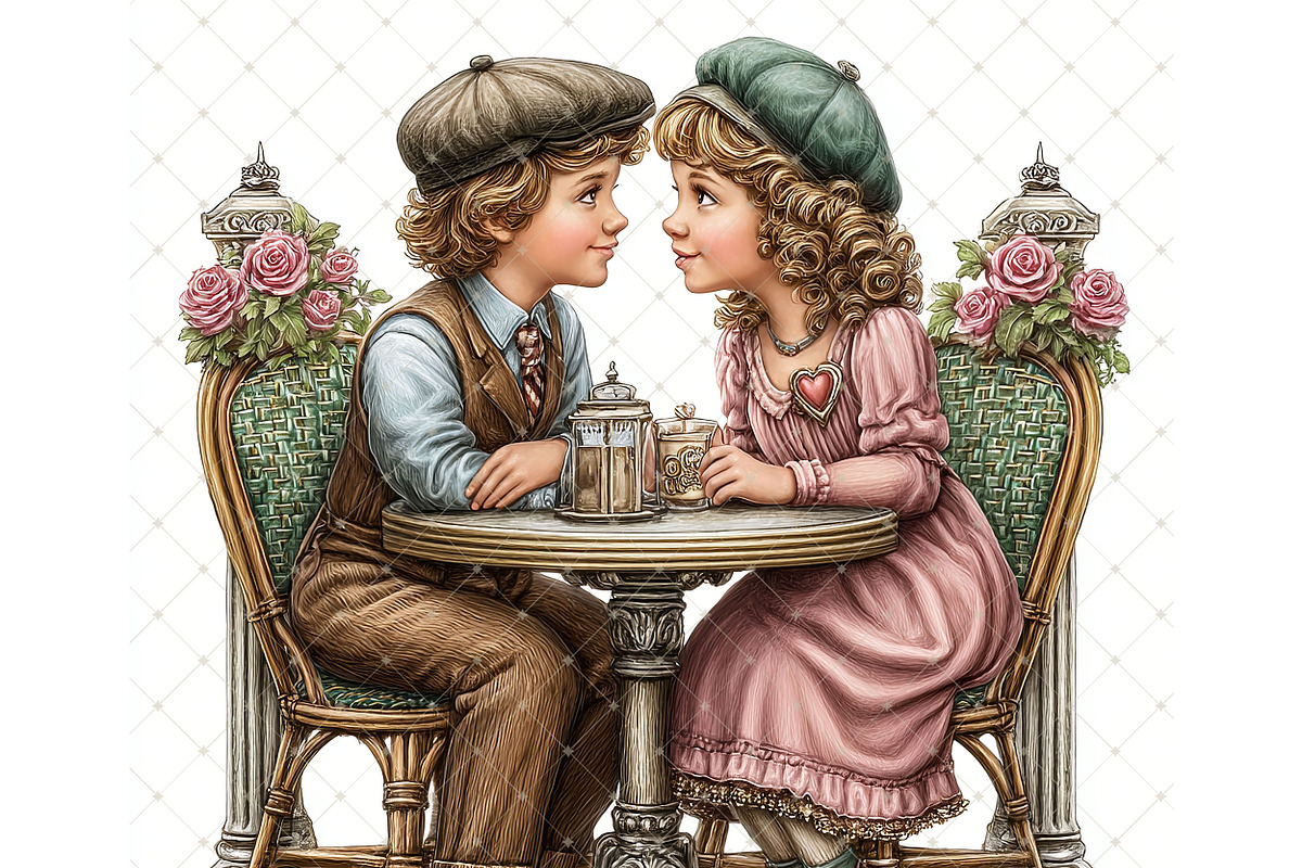 Romance Time Clipart JPG, a Person Illustration by Memories By Lea (Photo 12 of 20)