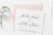 Glaston Romantic Calligraphy, a Script Font by Ef Studio (Thumbnail 4 of 13)