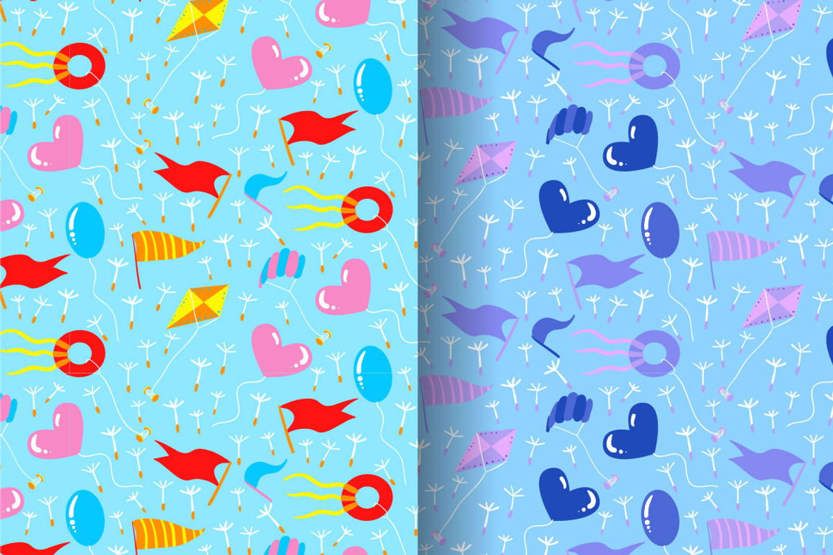 Kites, a Pattern Graphic by merion_merion (Photo 7 of 8)