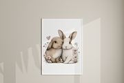20 Floral Bunny Clipart, an Animal Illustration by Pati Charm Studio (Thumbnail 7 of 8)