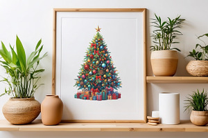 Christmas Tree Sublimation Clipart